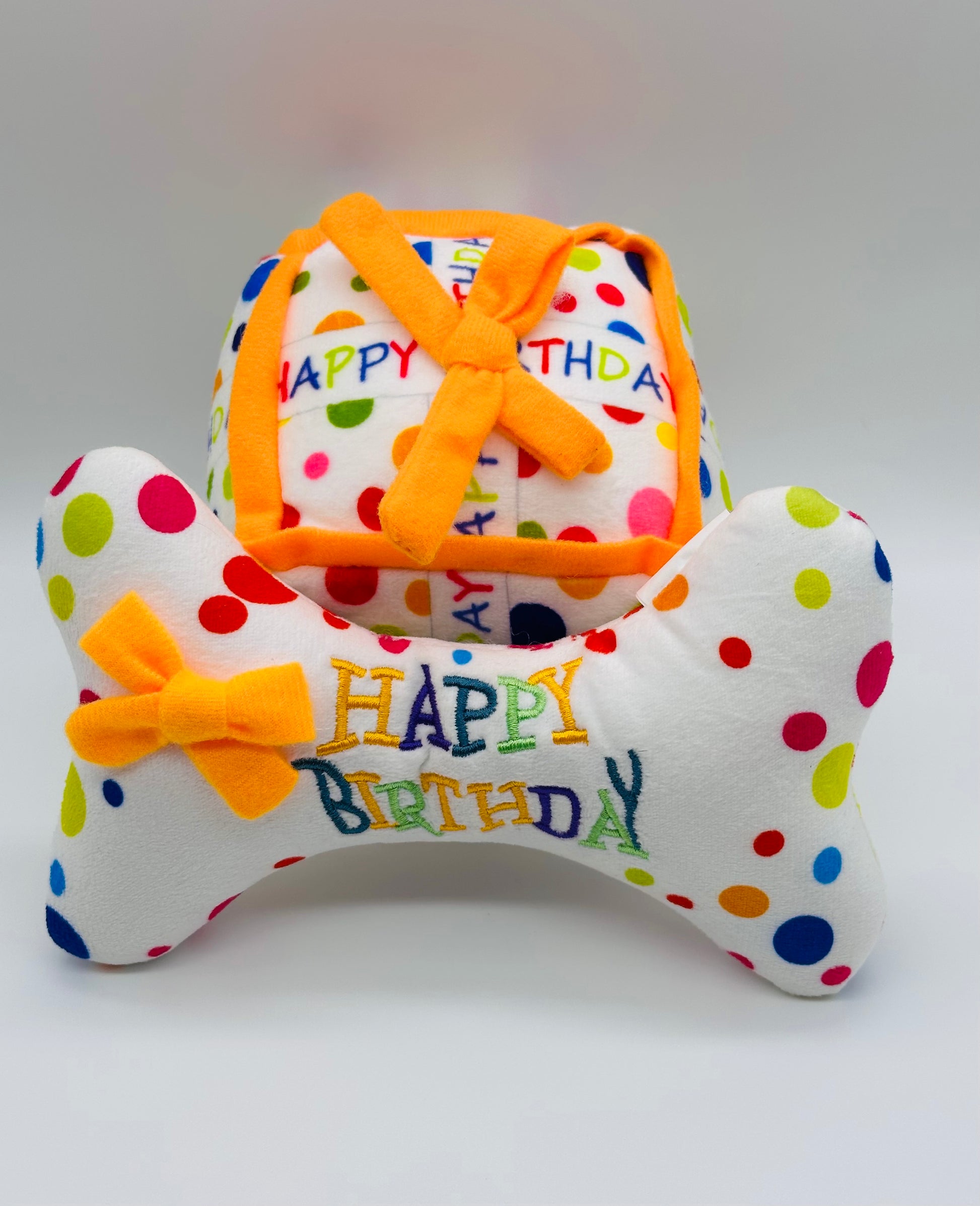The ultimate Birthday gift with a dog Bone & present