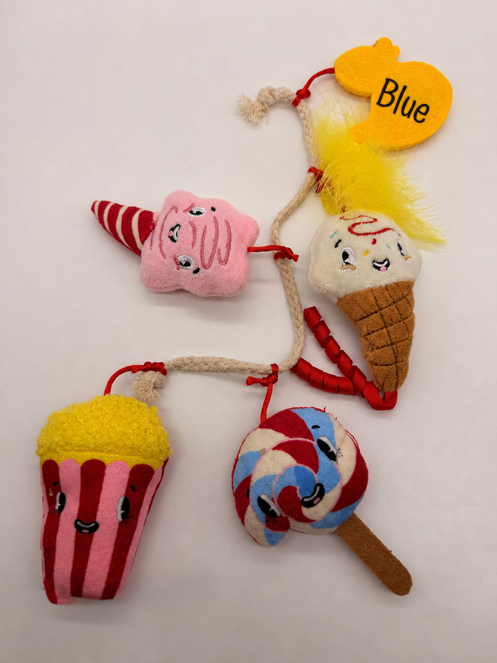 Personalised Catnip Cat Toy – Custom Name Cat Teaser – 48cm Long