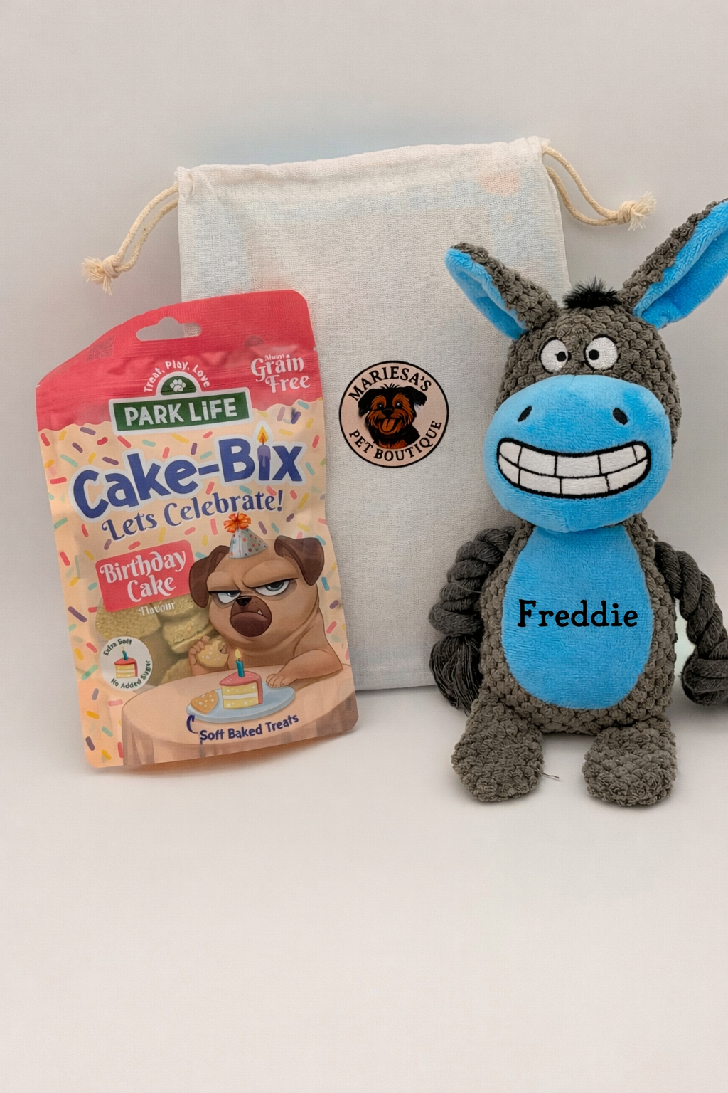Personalised Teddy Birthday Pet Gift Set