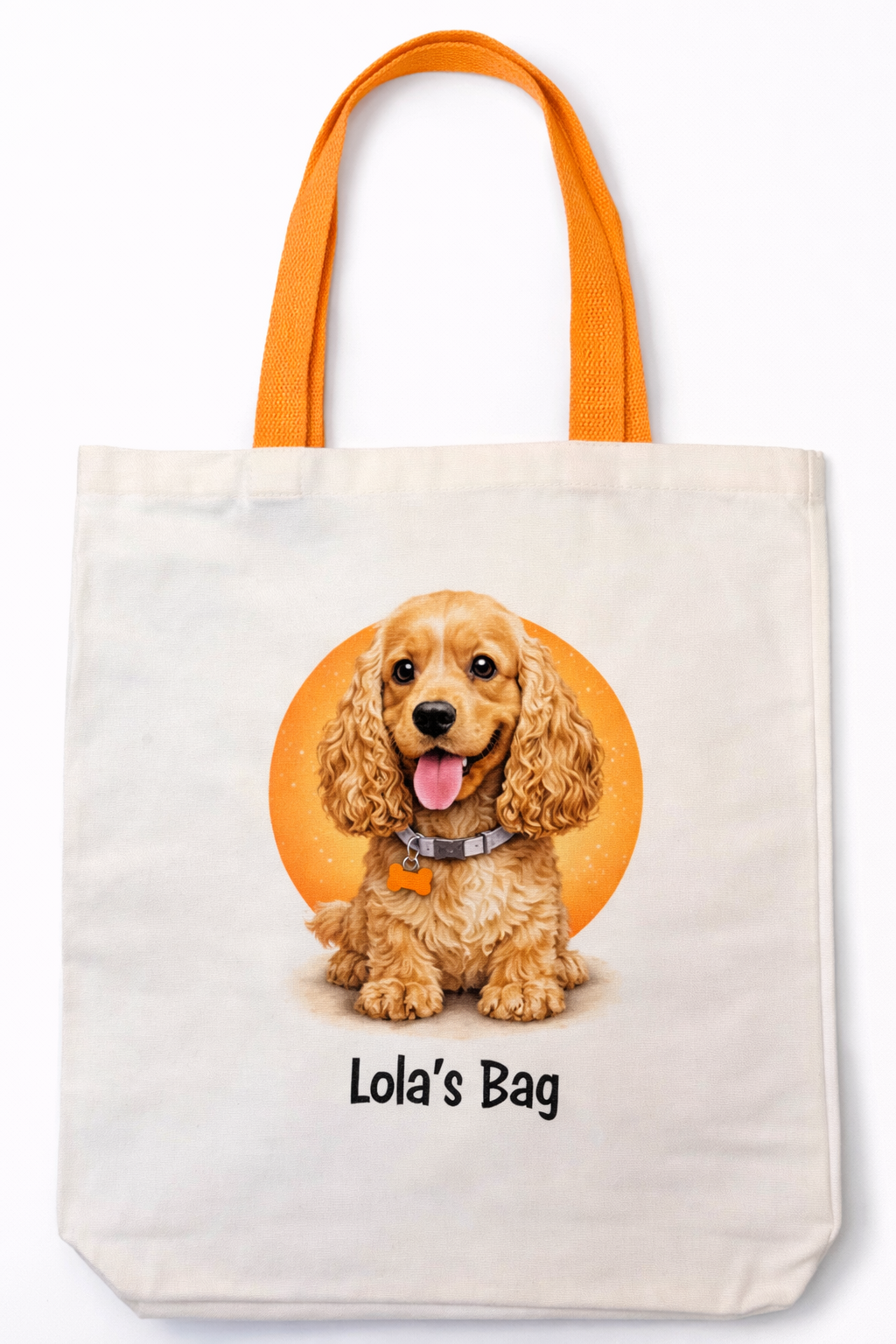 Personalised Pet Cartoon Tote Bag & Matching Treat Pouch – Custom Illustration from Your Photo