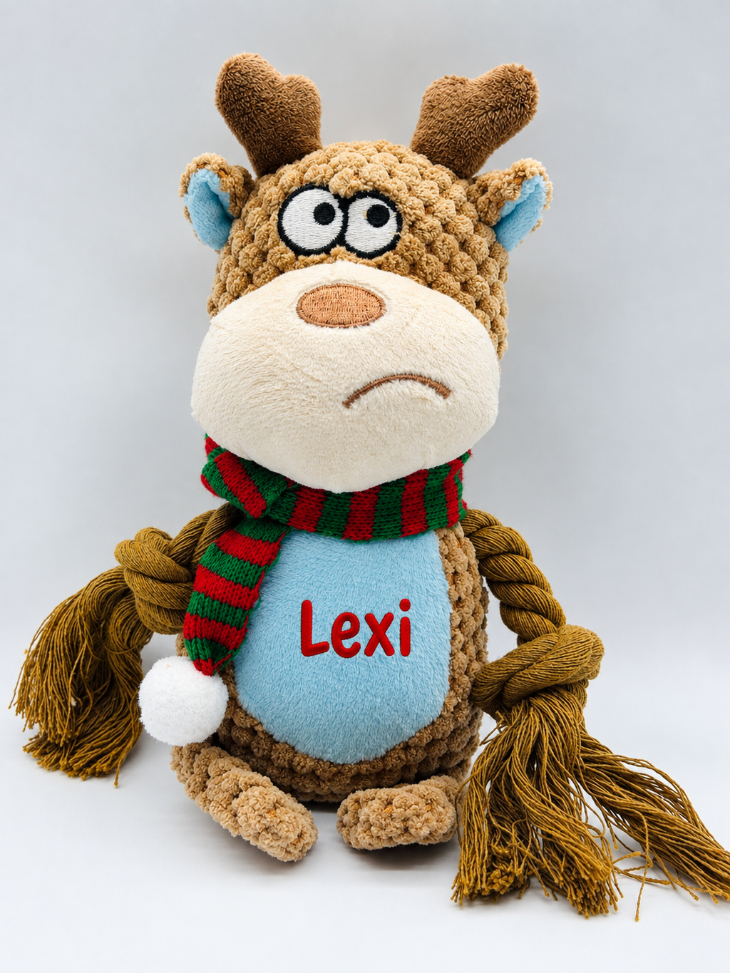 Personalised Christmas Dog Gift Box – Toy & Treats Bundle