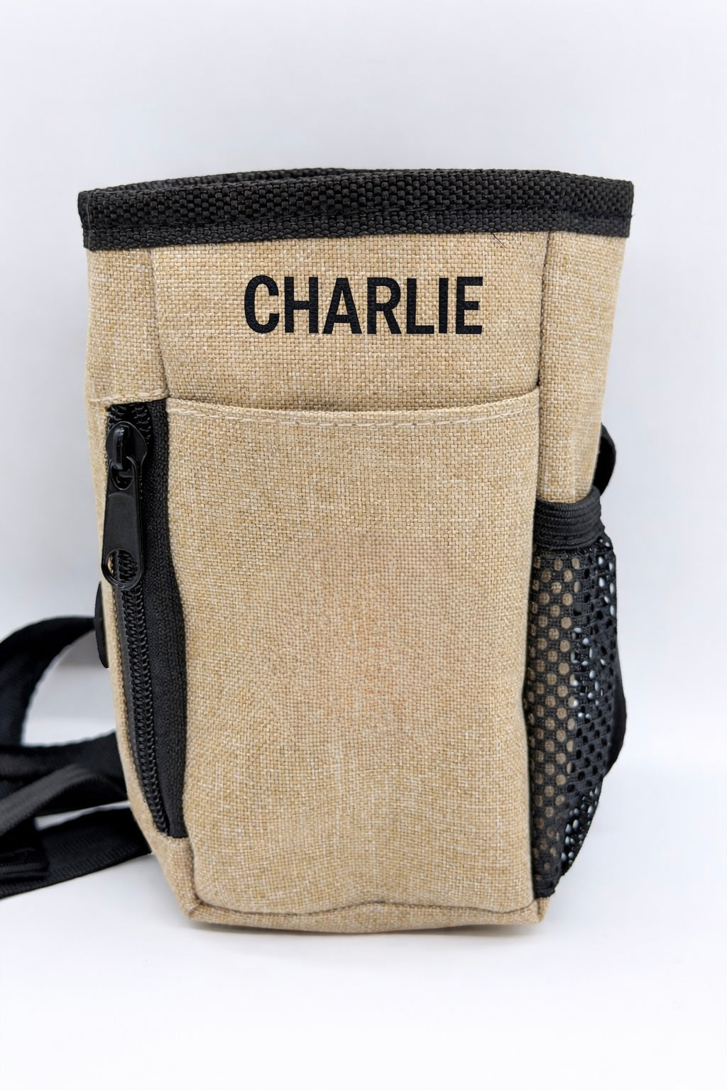 Personalised Dog Treat Pouch | Walking Bag with Poo Bag Dispenser