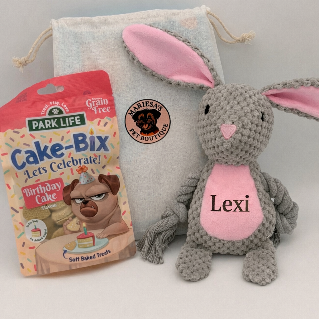 Personalised Teddy Birthday Pet Gift Set