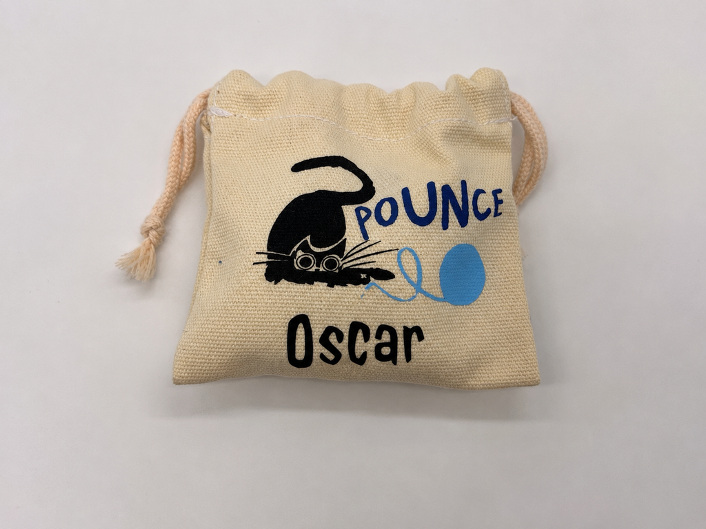 Personalised Pounce Balls Cat Toy Set