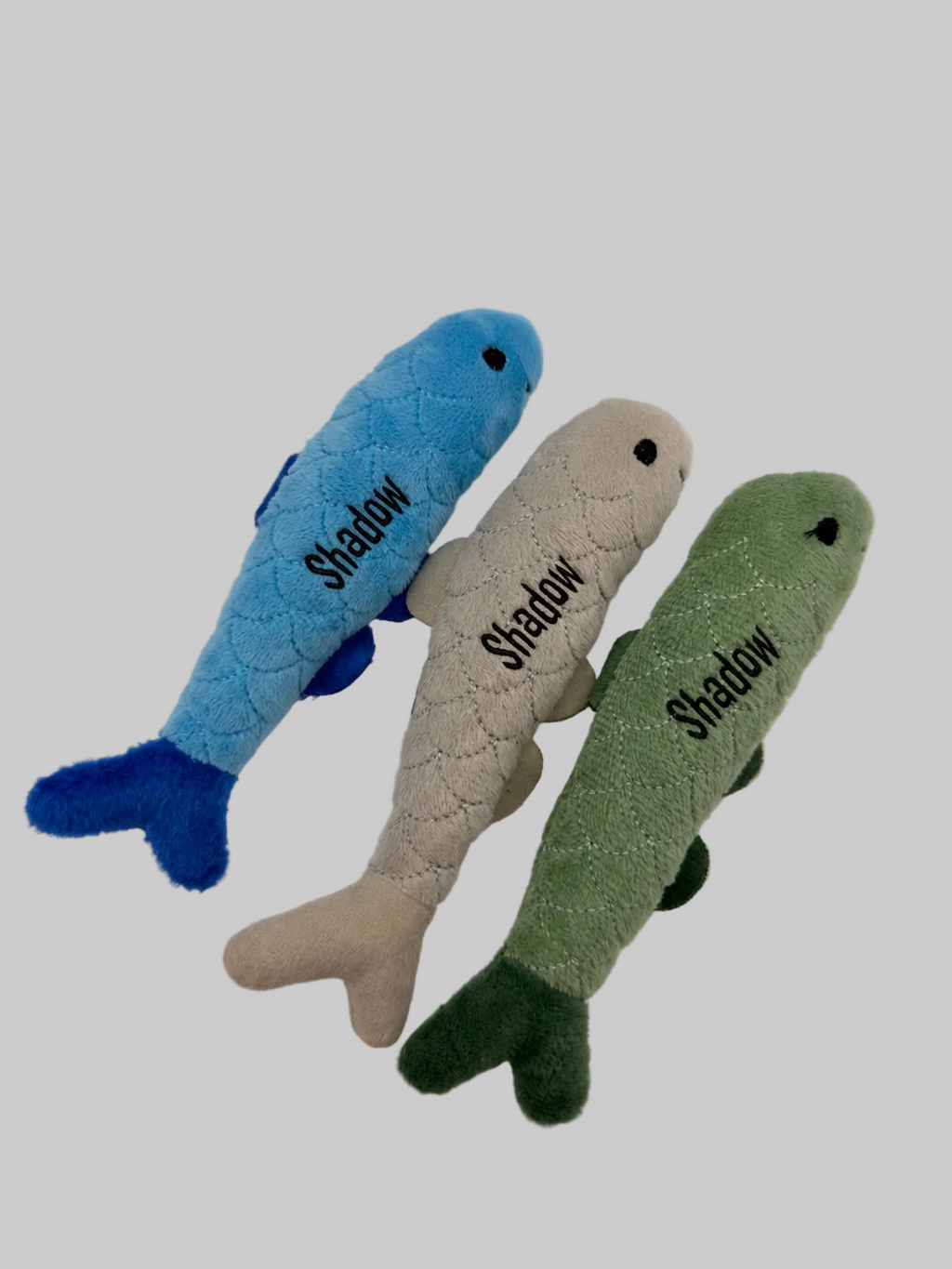 Personalised Catnip Fish Cat Toys – Pack of 3