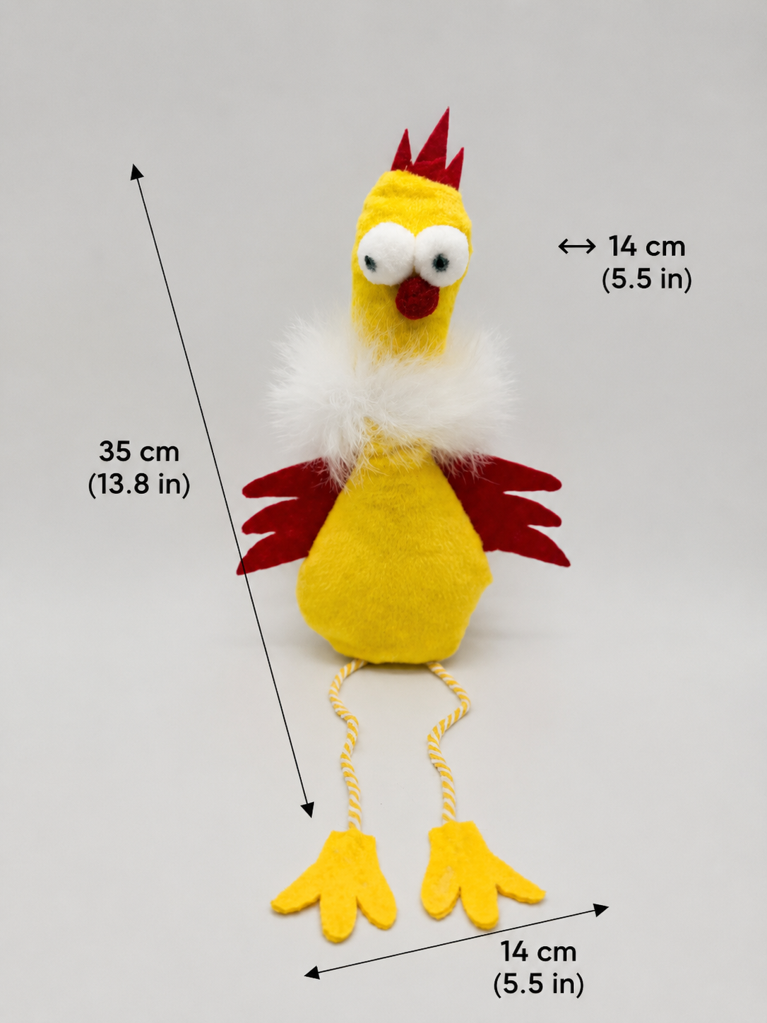 Personalised Catnip Plush Chick Cat Toy