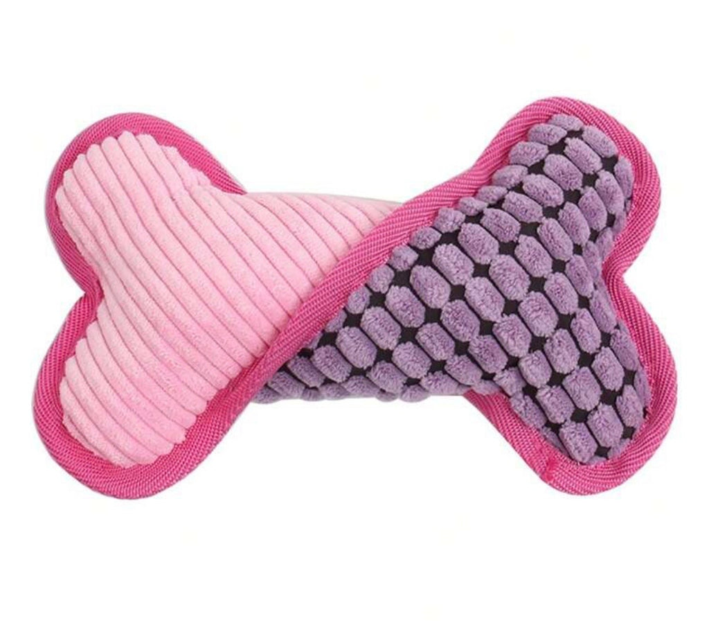 Personalised squeaky bone dog toy