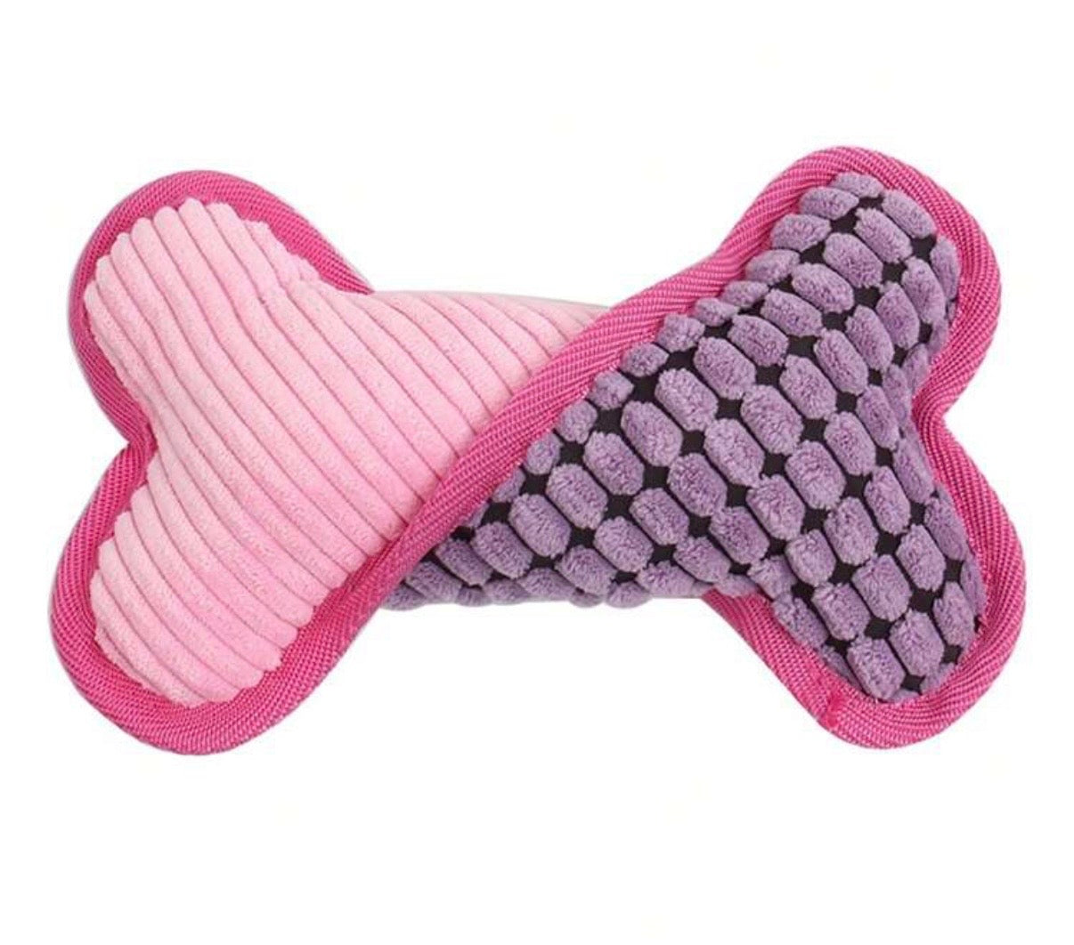 Personalised squeaky bone dog toy