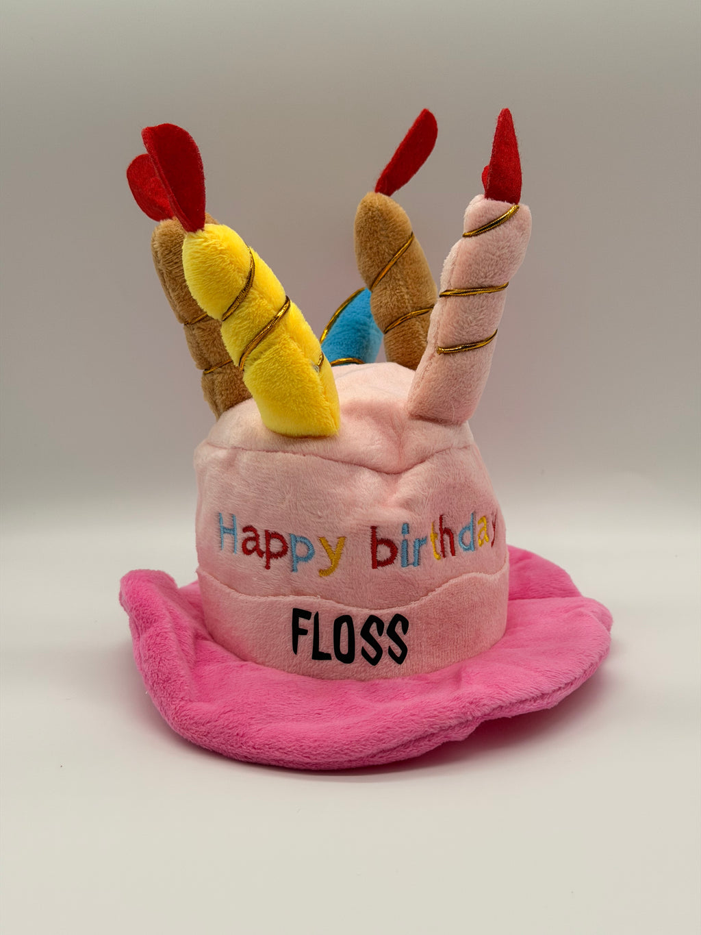 Personalised pet birthday hat
