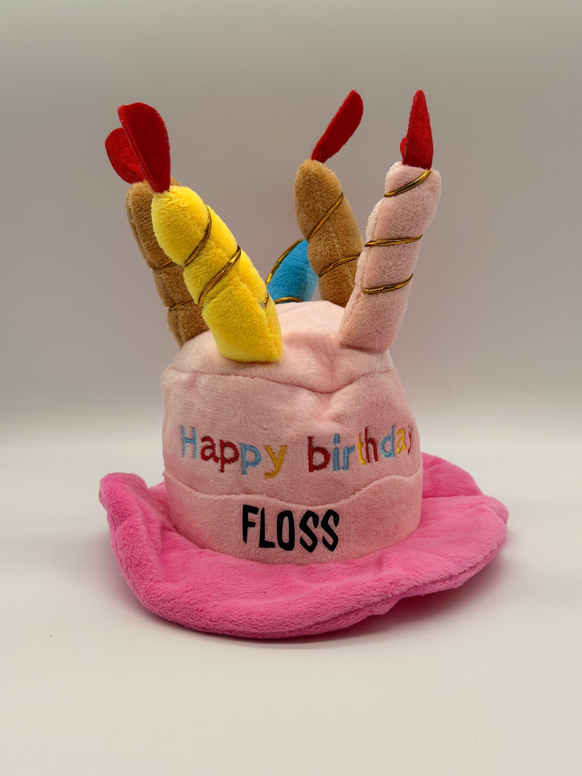Personalised pet birthday hat