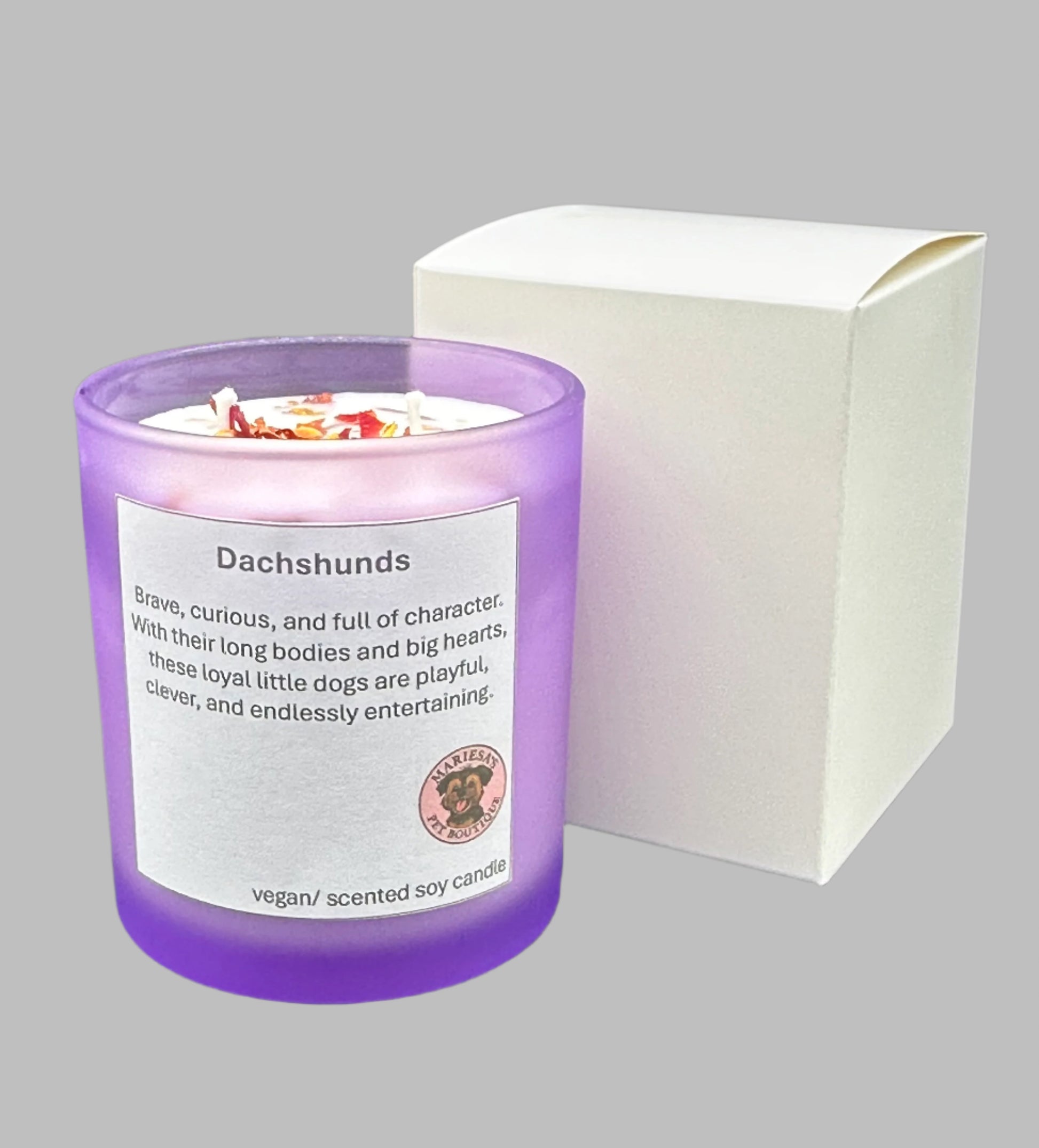 Dachshund Scented Soy Candle