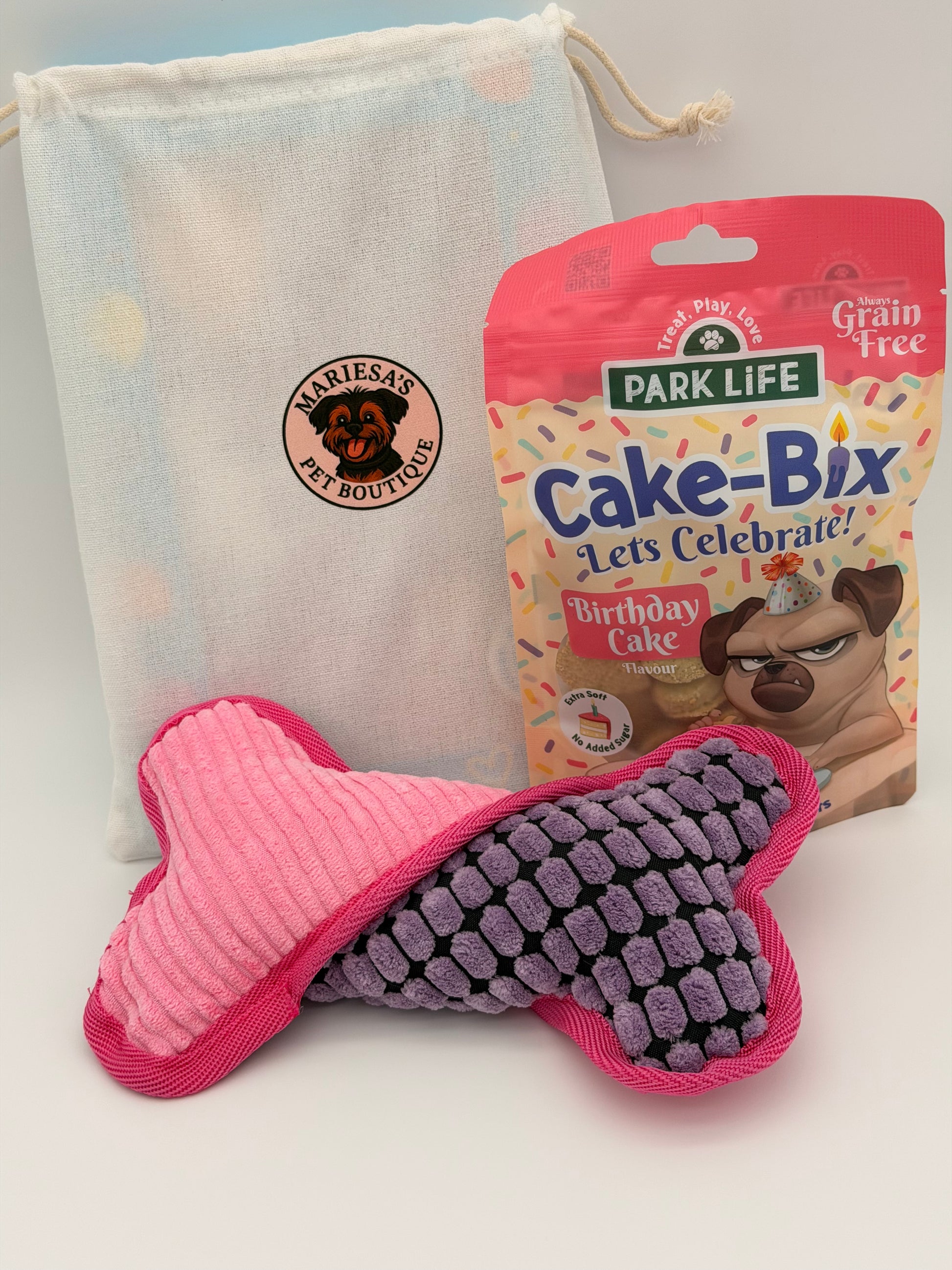Personalised Teddy Birthday Pet Gift Set