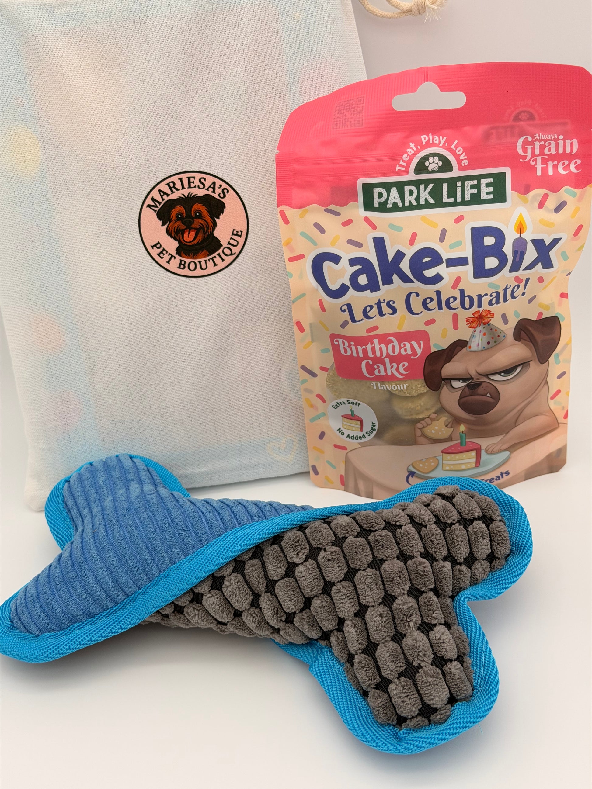 Personalised Teddy Birthday Pet Gift Set
