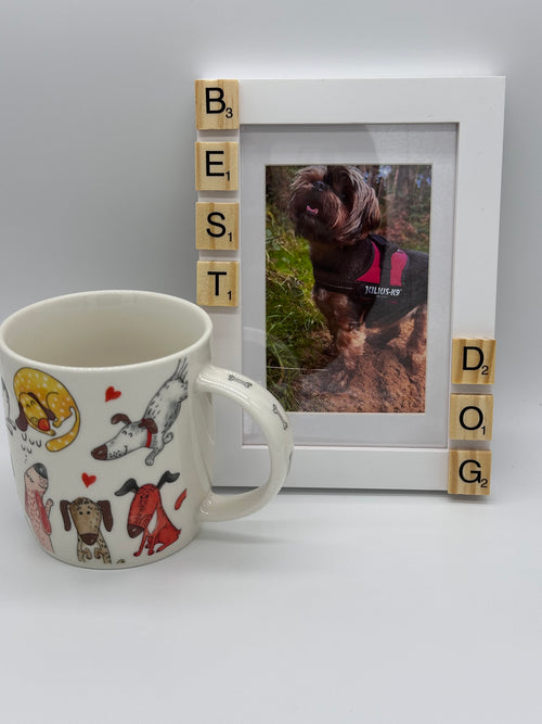Best Dog Gift Set - Mug and Photo Frame
