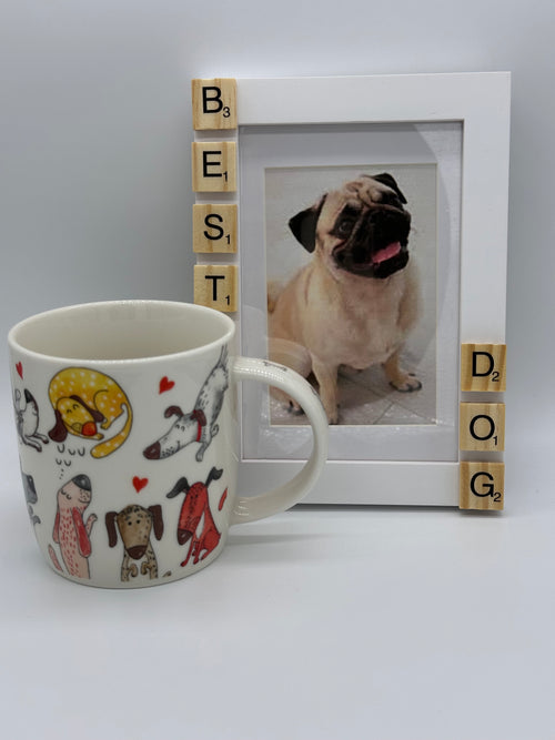 Best Dog Gift Set - Mug and Photo Frame