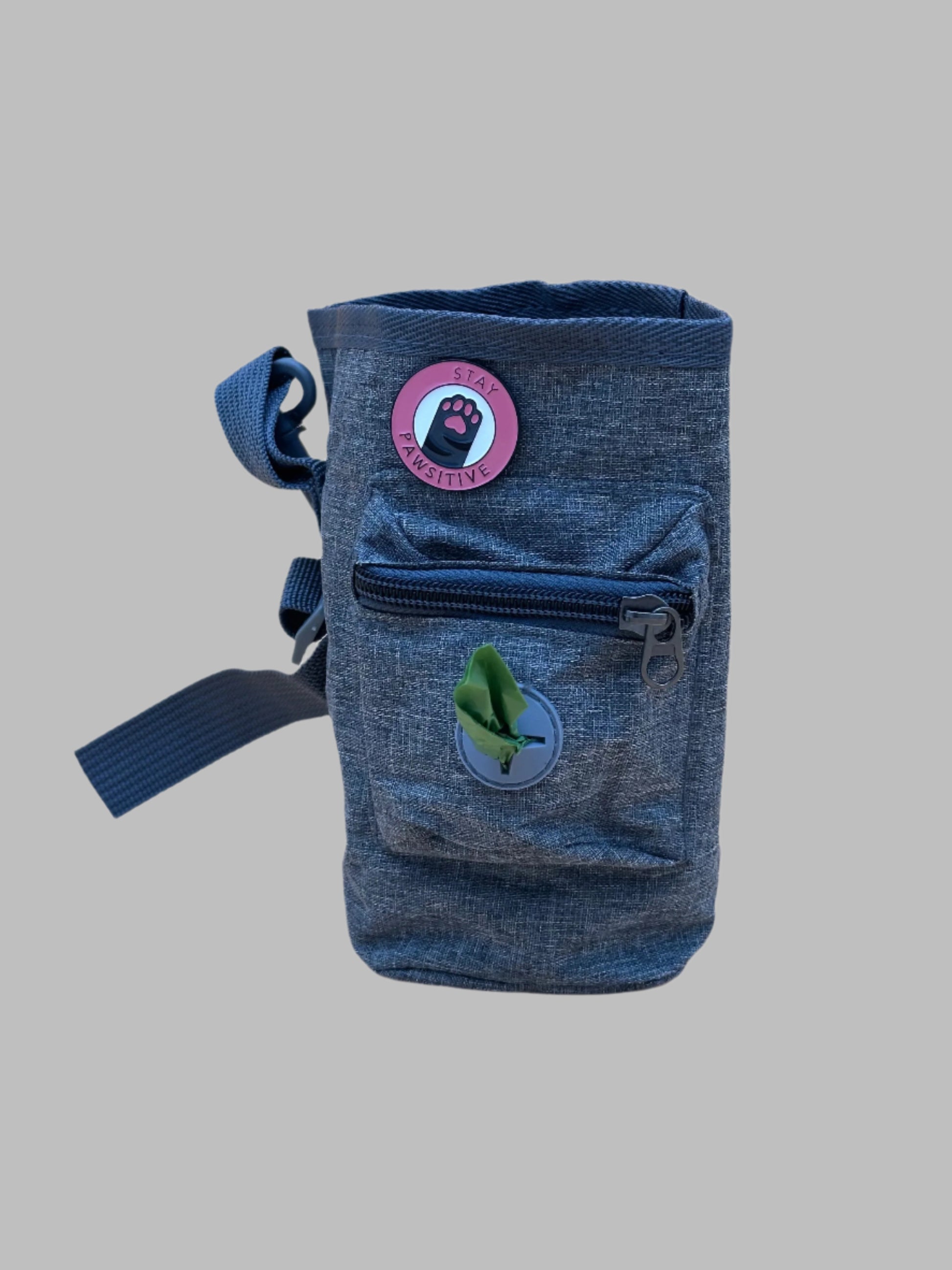 Dog Treat Bag with Built-in Poop Bag Dispenser