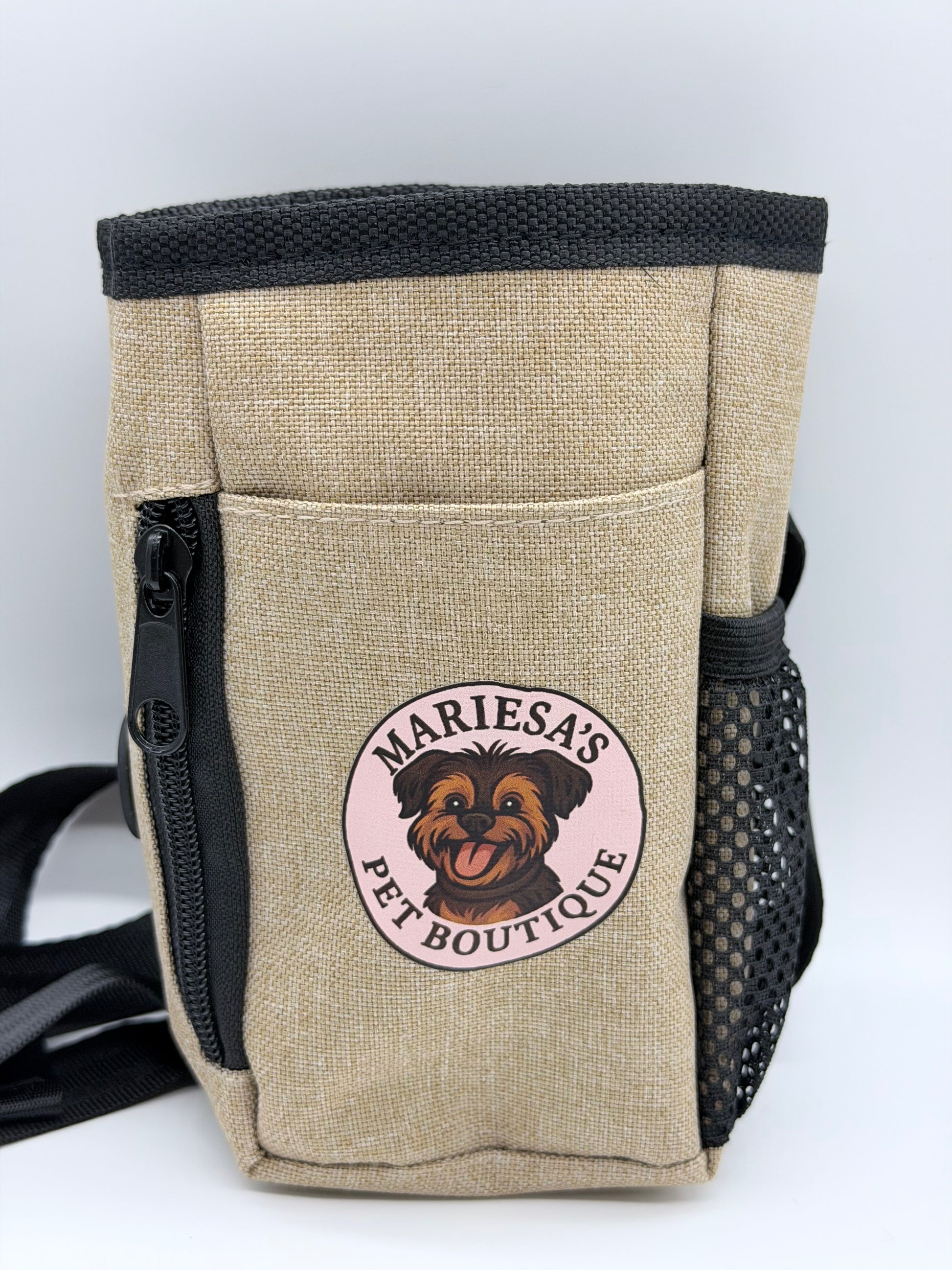Personalised Dog Treat Pouch | Walking Bag with Poo Bag Dispenser