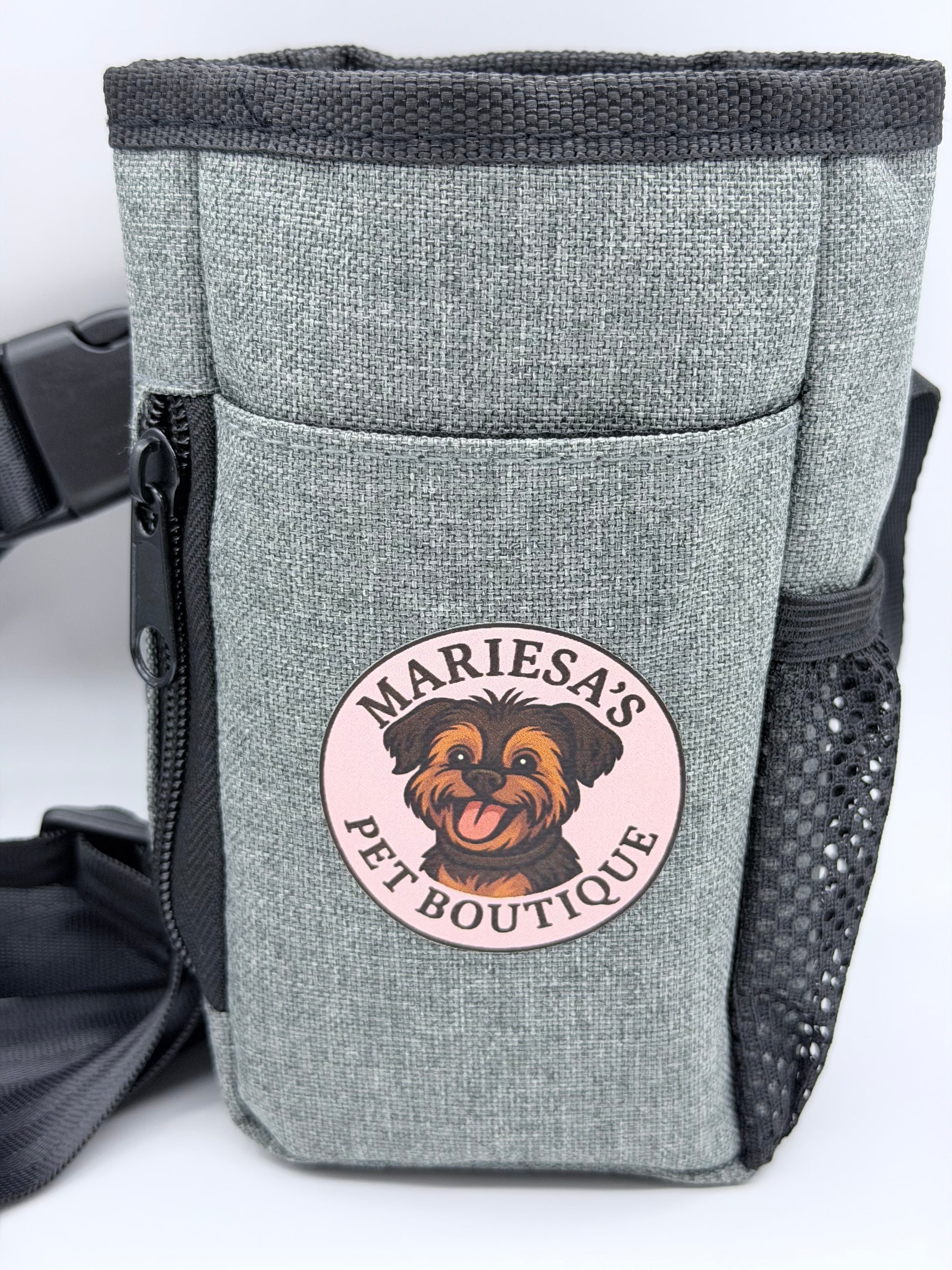 Personalised Dog Treat Pouch | Walking Bag with Poo Bag Dispenser