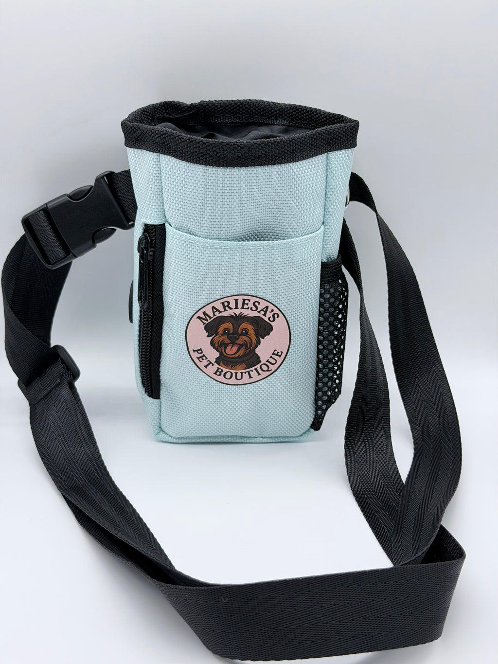 Personalised Dog Treat Pouch | Walking Bag with Poo Bag Dispenser