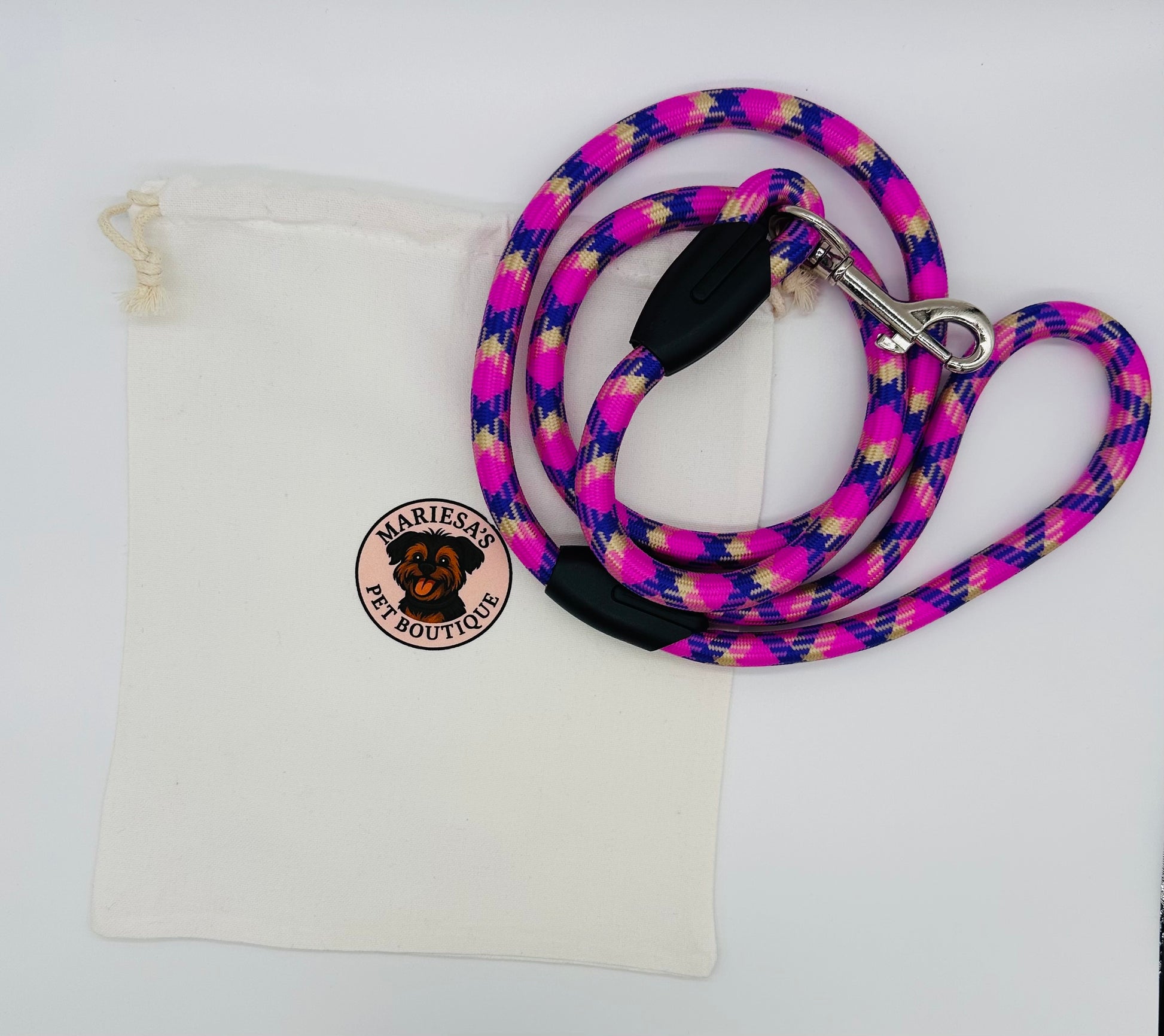 Rope Dog Leash with carry bag