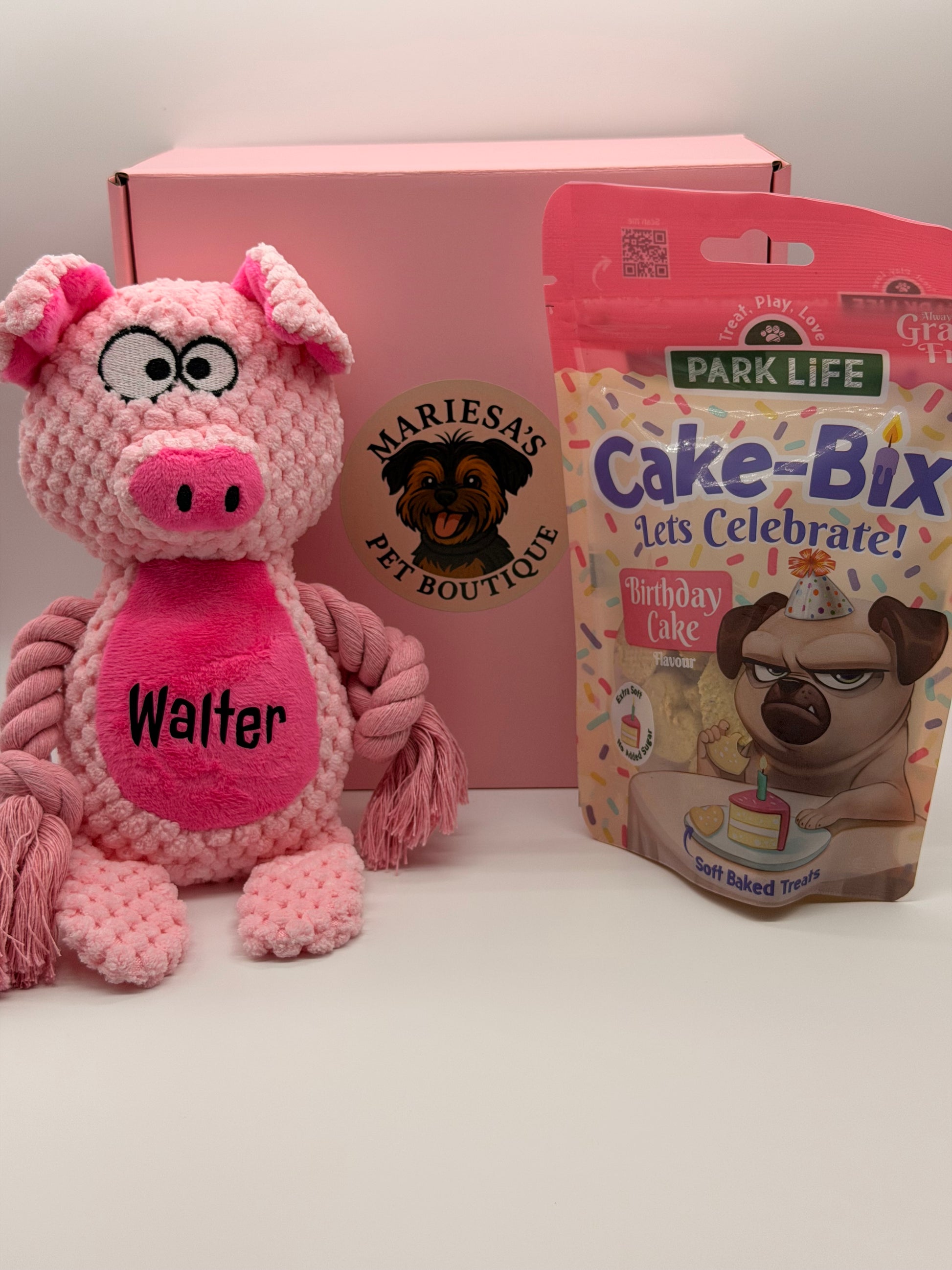 Personalised Teddy Birthday Pet Gift Set