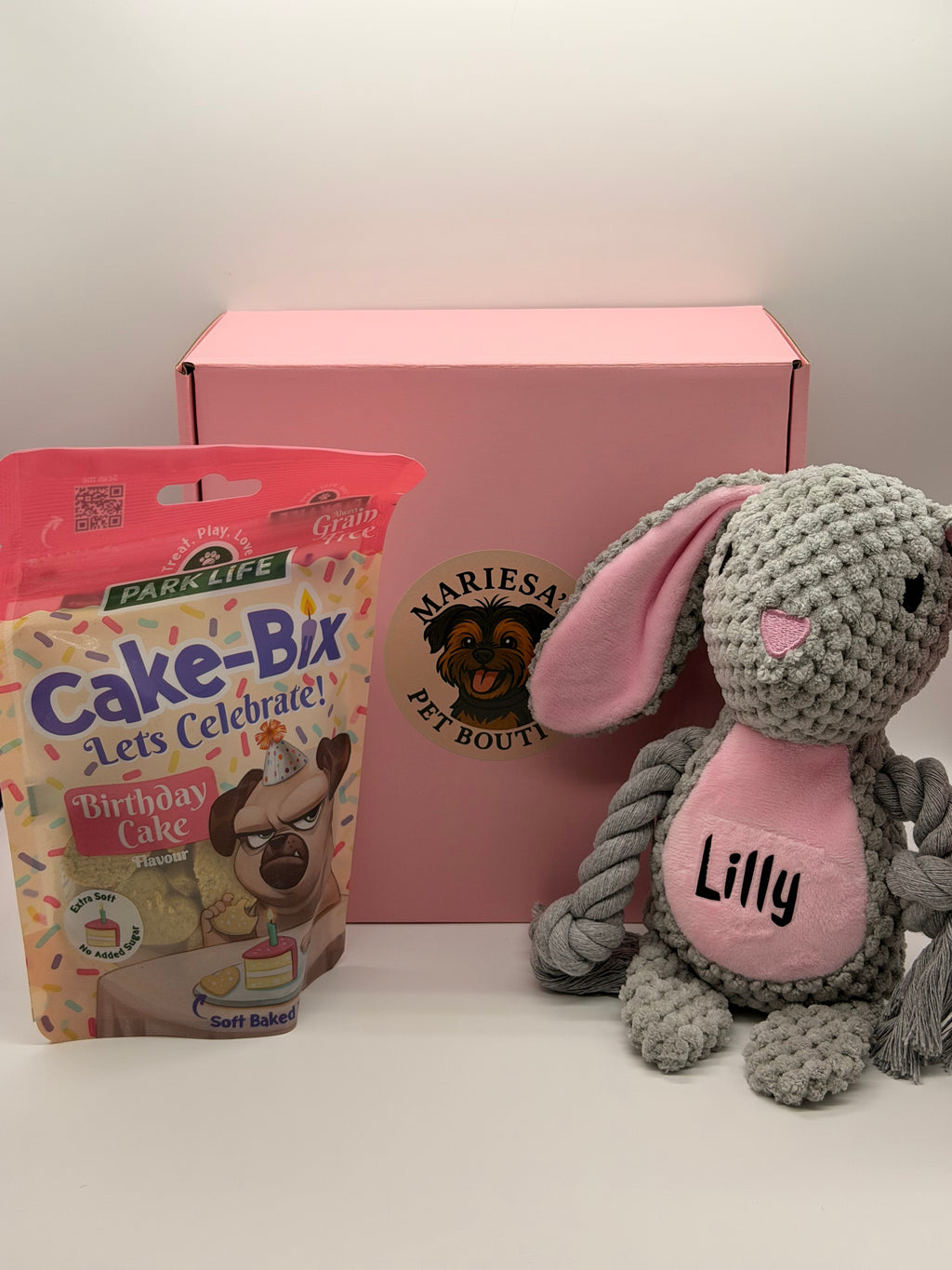 Personalised Teddy Birthday Pet Gift Set