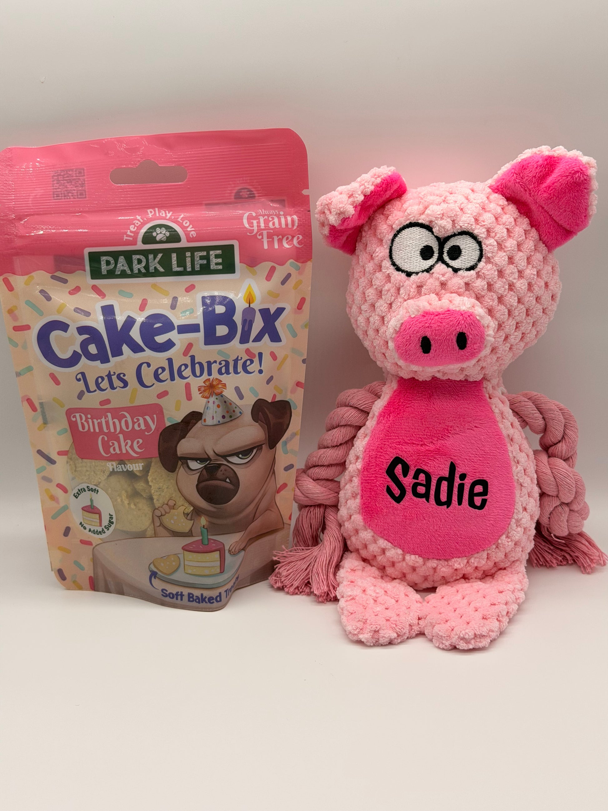 Personalised Teddy Birthday Pet Gift Set