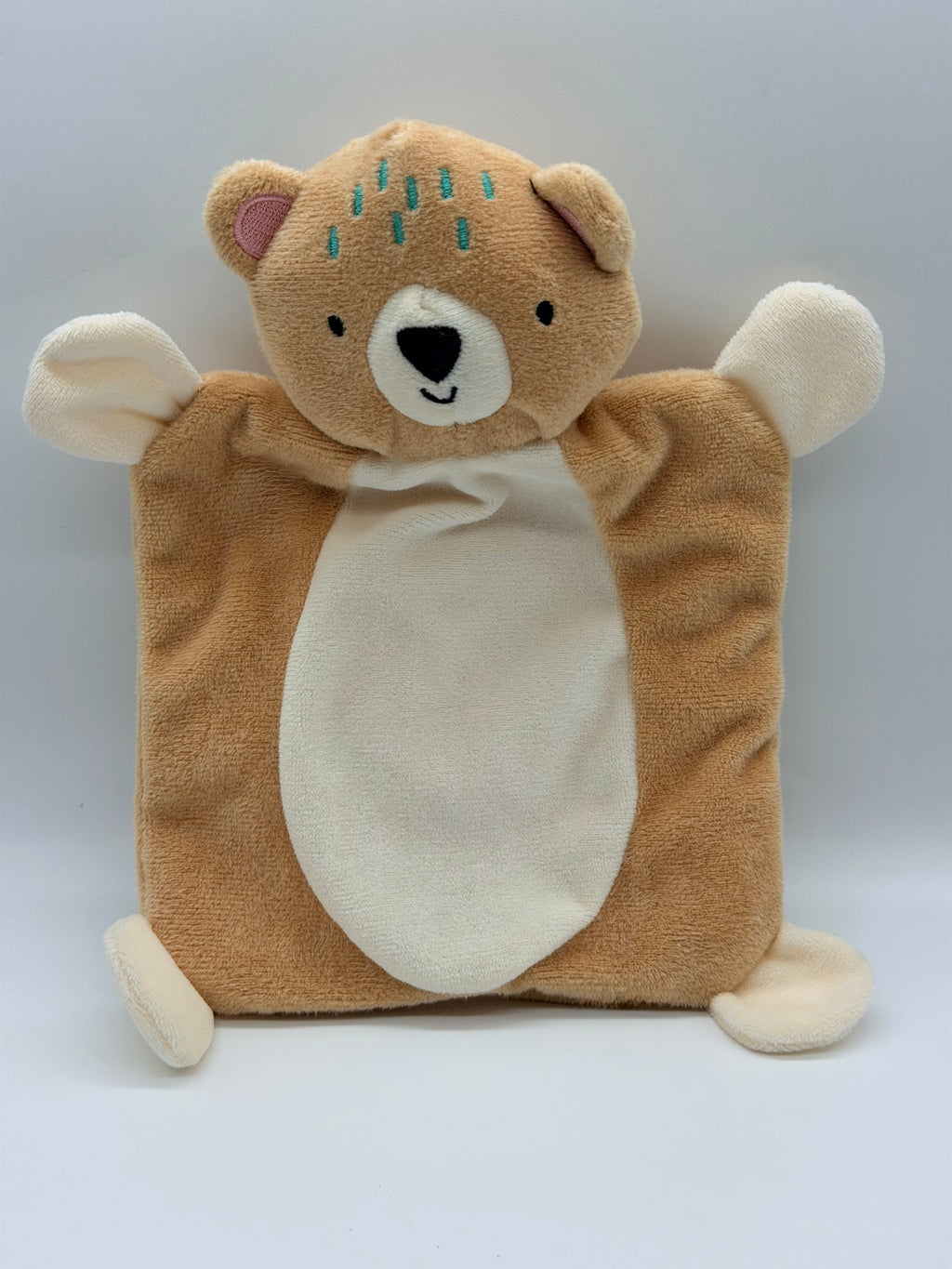 Personalised bear for puppies l squeak and crinkle toy
