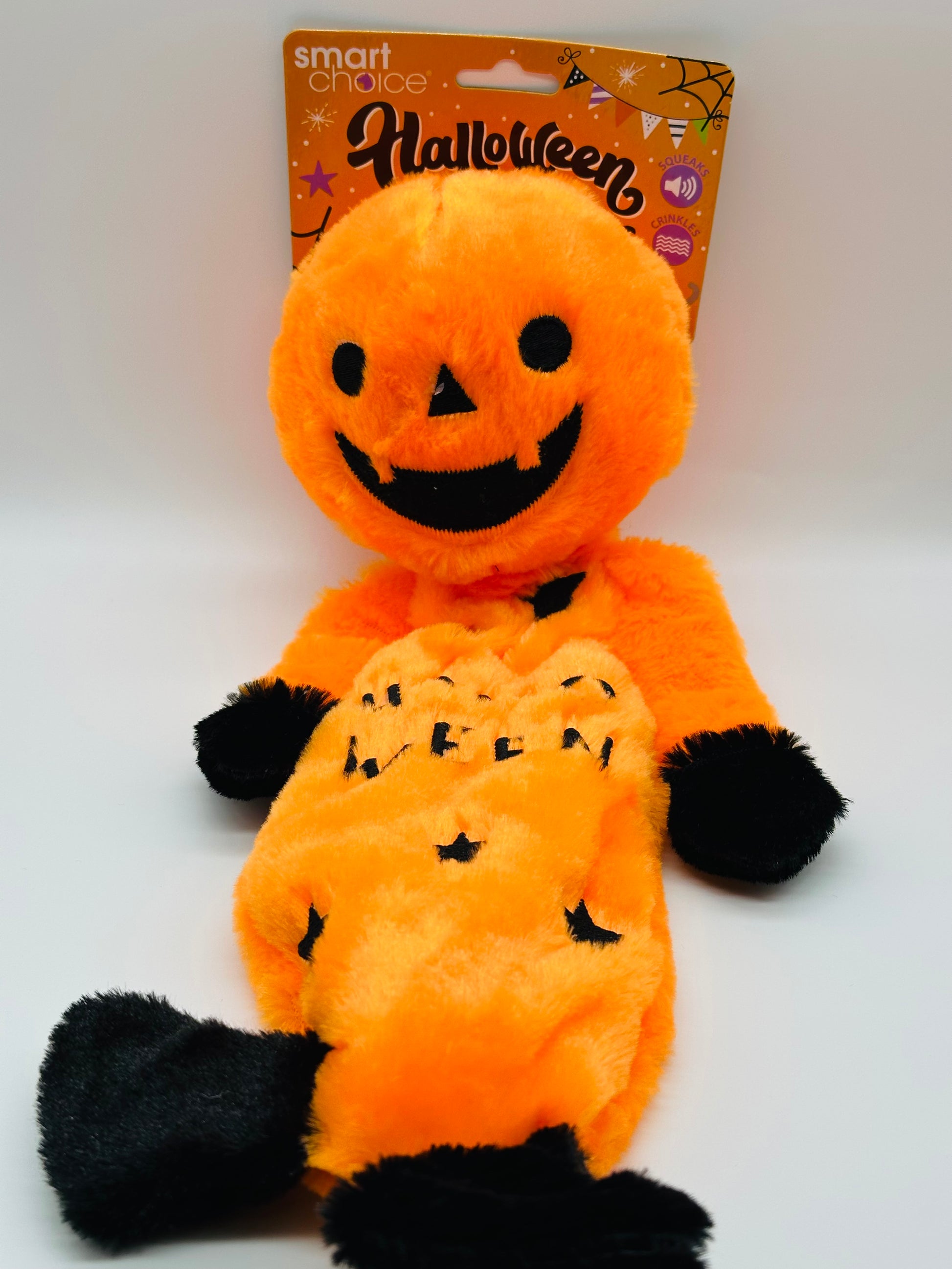 Dog Halloween Boo Box with selection of toys, treats, bandana, hat and collar