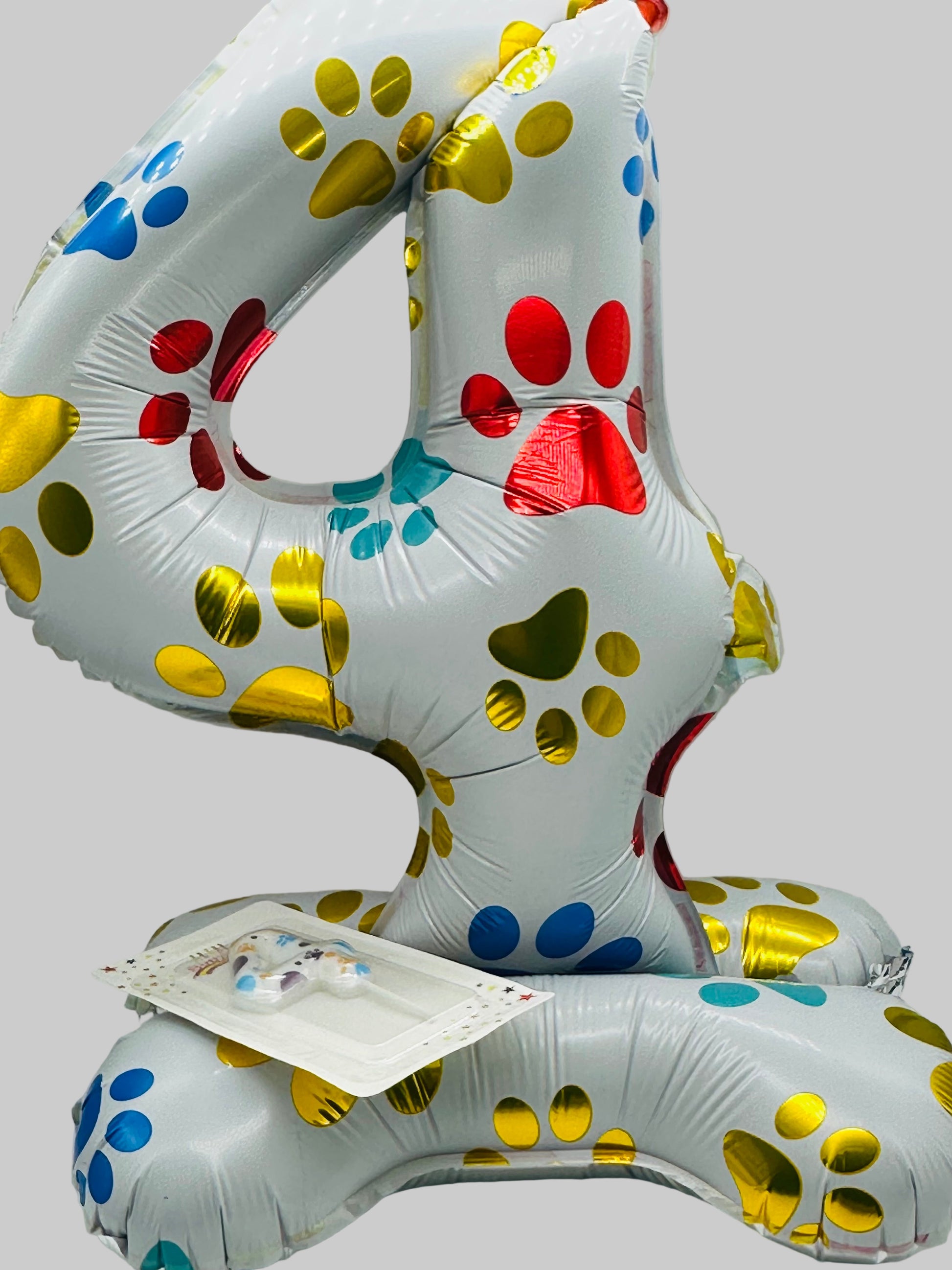 Pet number balloon and candle set