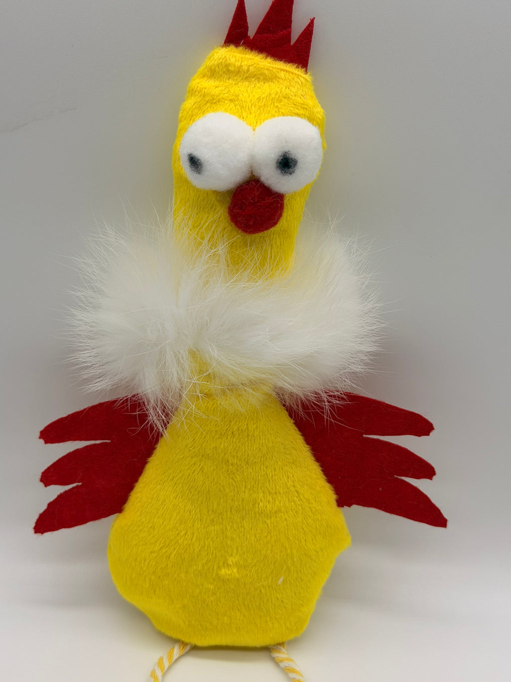 Personalised Catnip Plush Chick Cat Toy