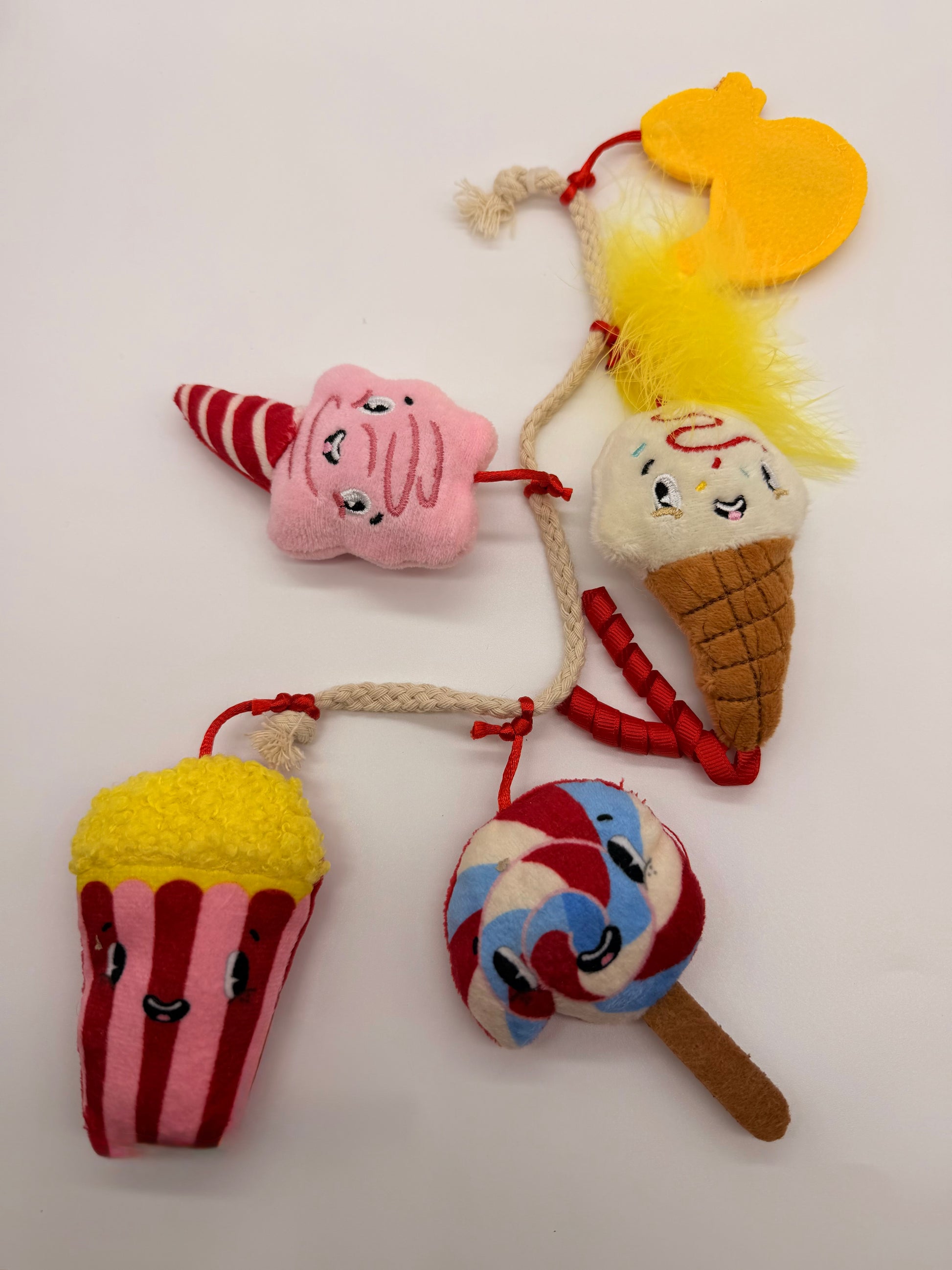 Personalised Catnip Cat Toy – Custom Name Cat Teaser – 48cm Long