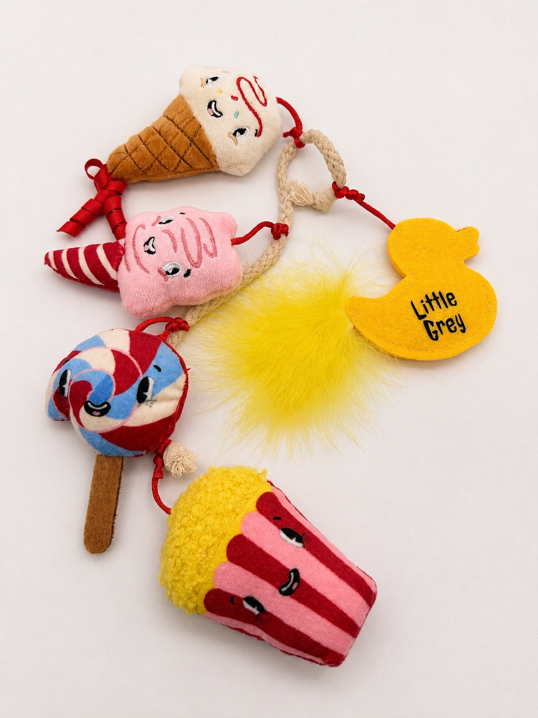 Personalised Catnip Cat Toy – Custom Name Cat Teaser – 48cm Long