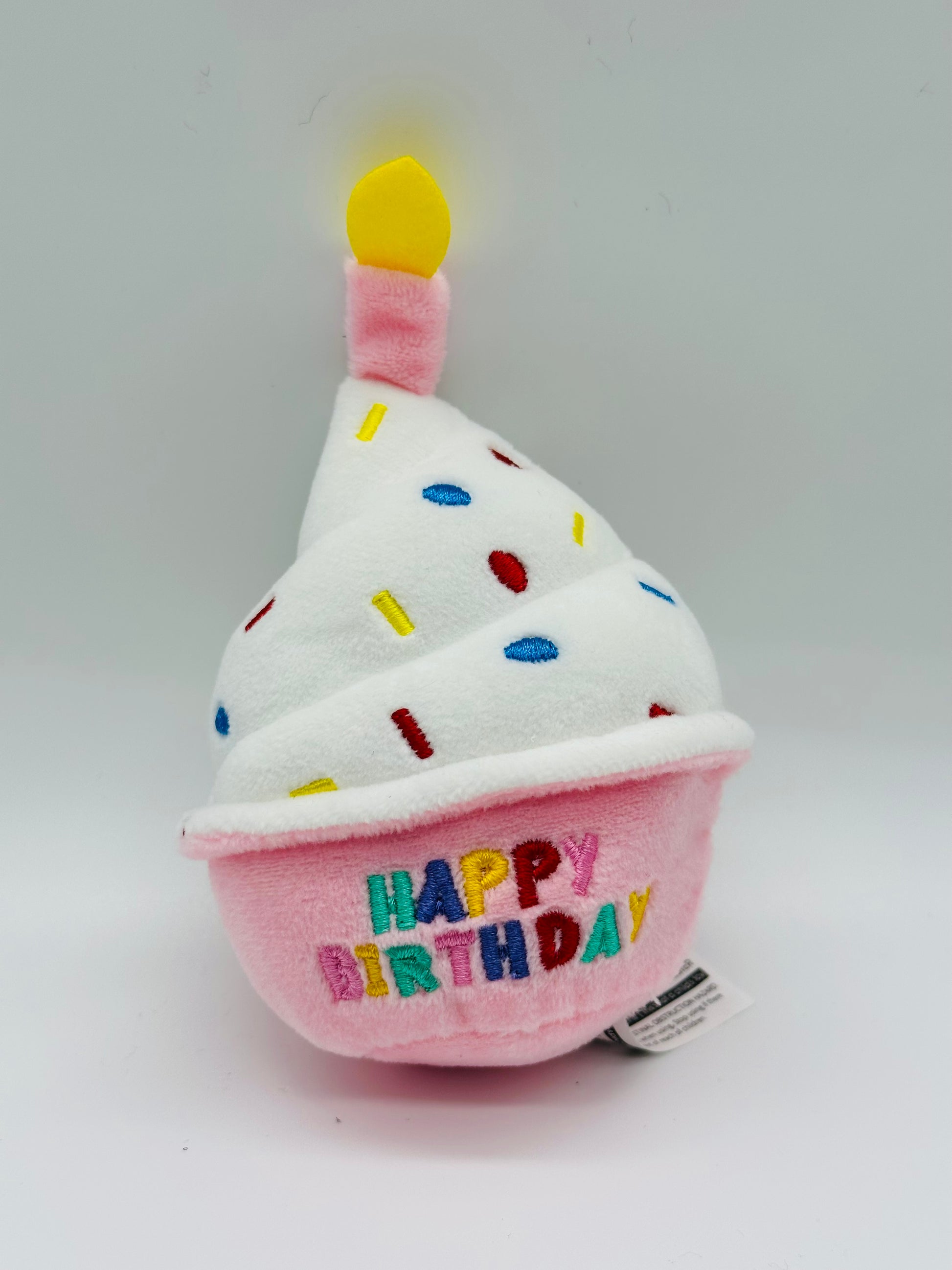 Dog Birthday Gift Set – Toy, Cupcake Plush & Bandana