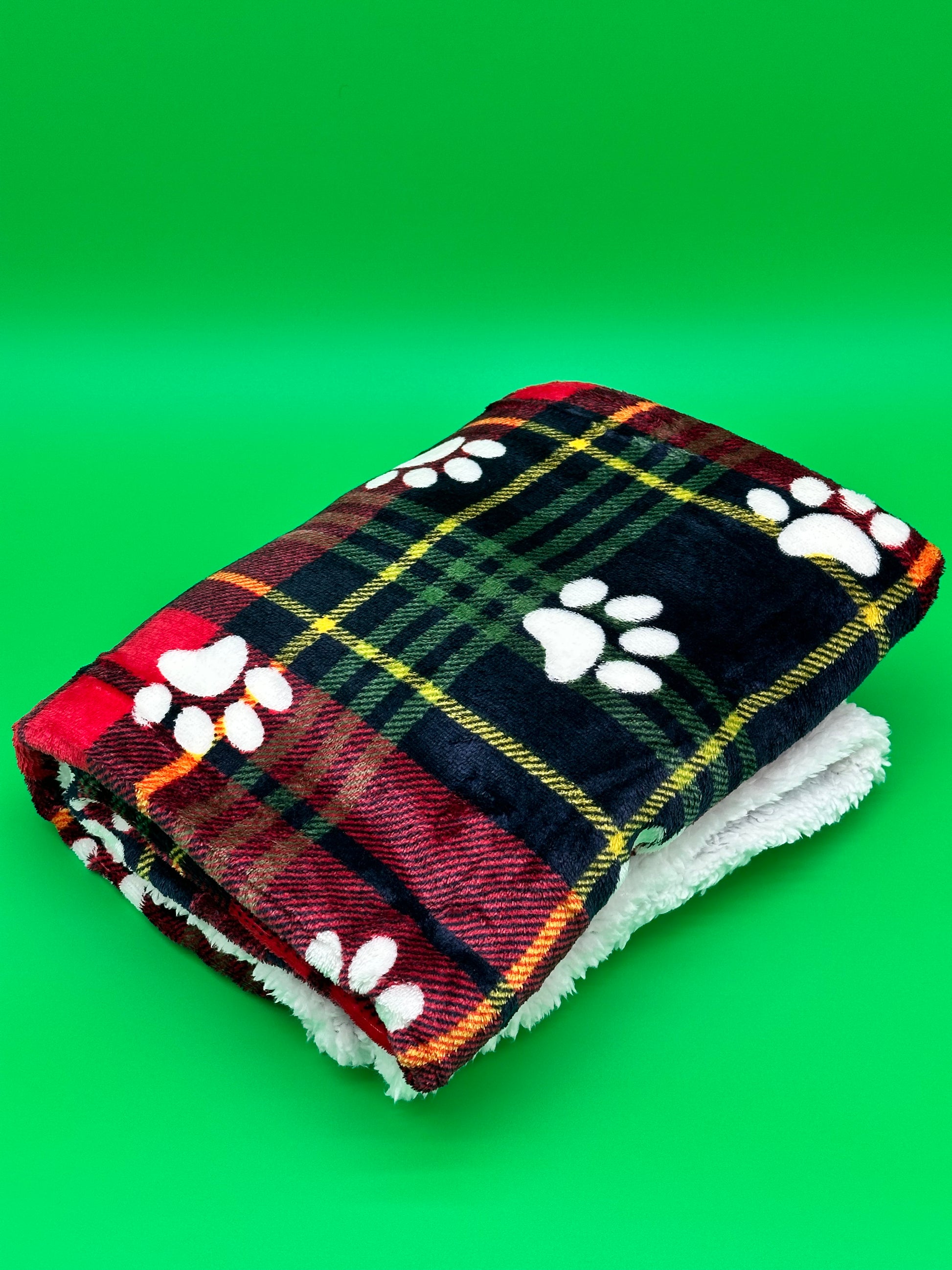 Dog Christmas gift set with warm blanket and rope toy