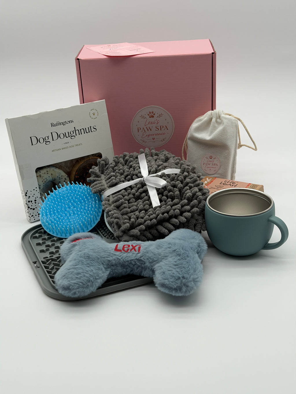 Deluxe Personalised Dog Spa Gift Box