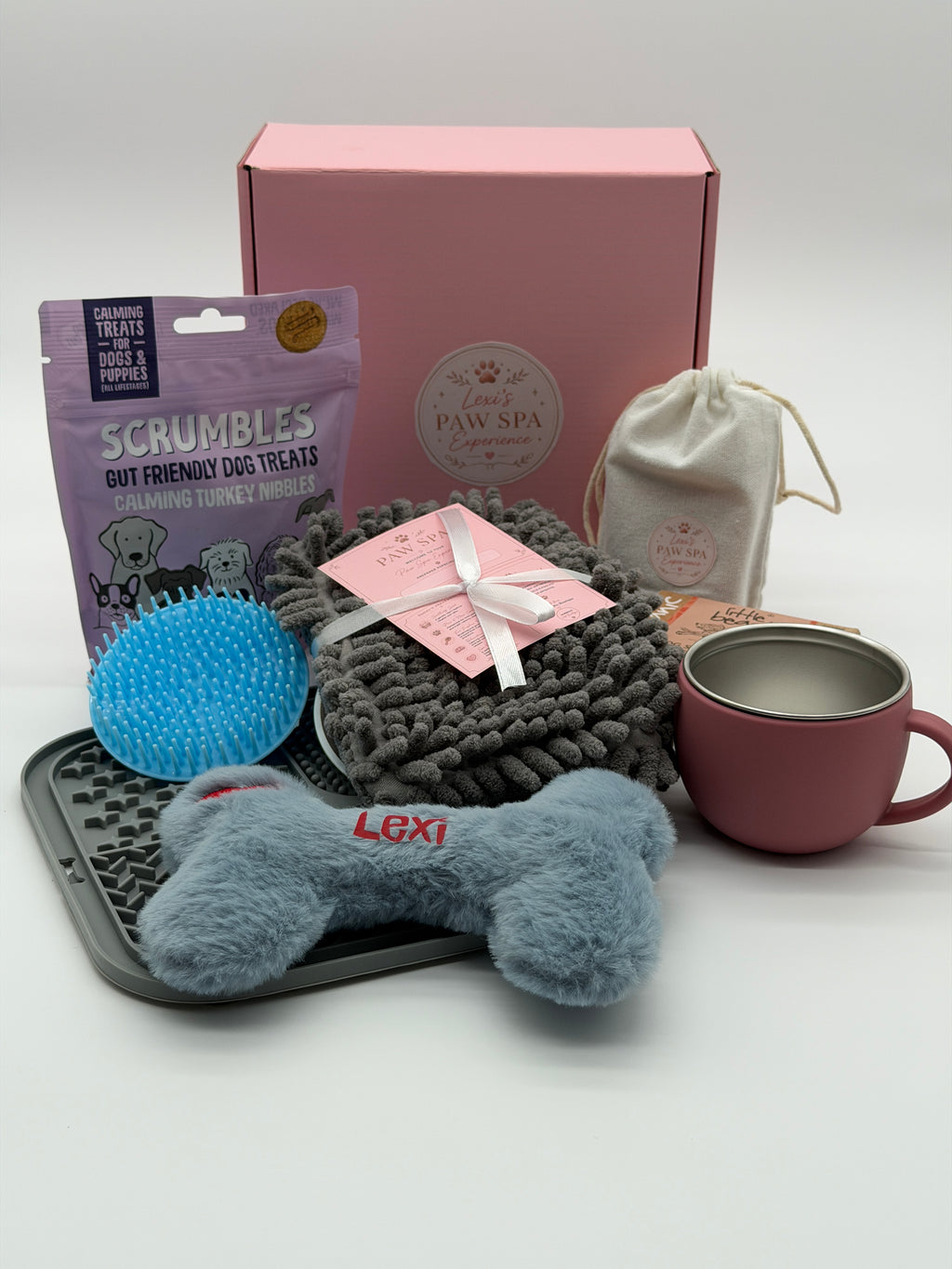 Personalised Dog Paw Spa Gift Box