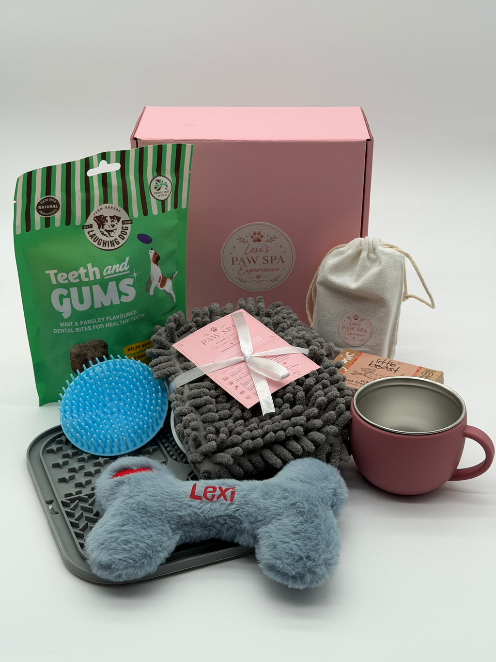 Personalised Dog Paw Spa Gift Box