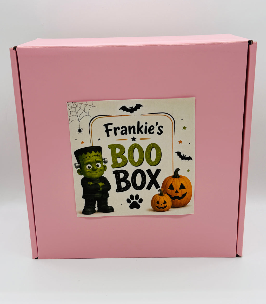 Personalised Dog Halloween Boo Box