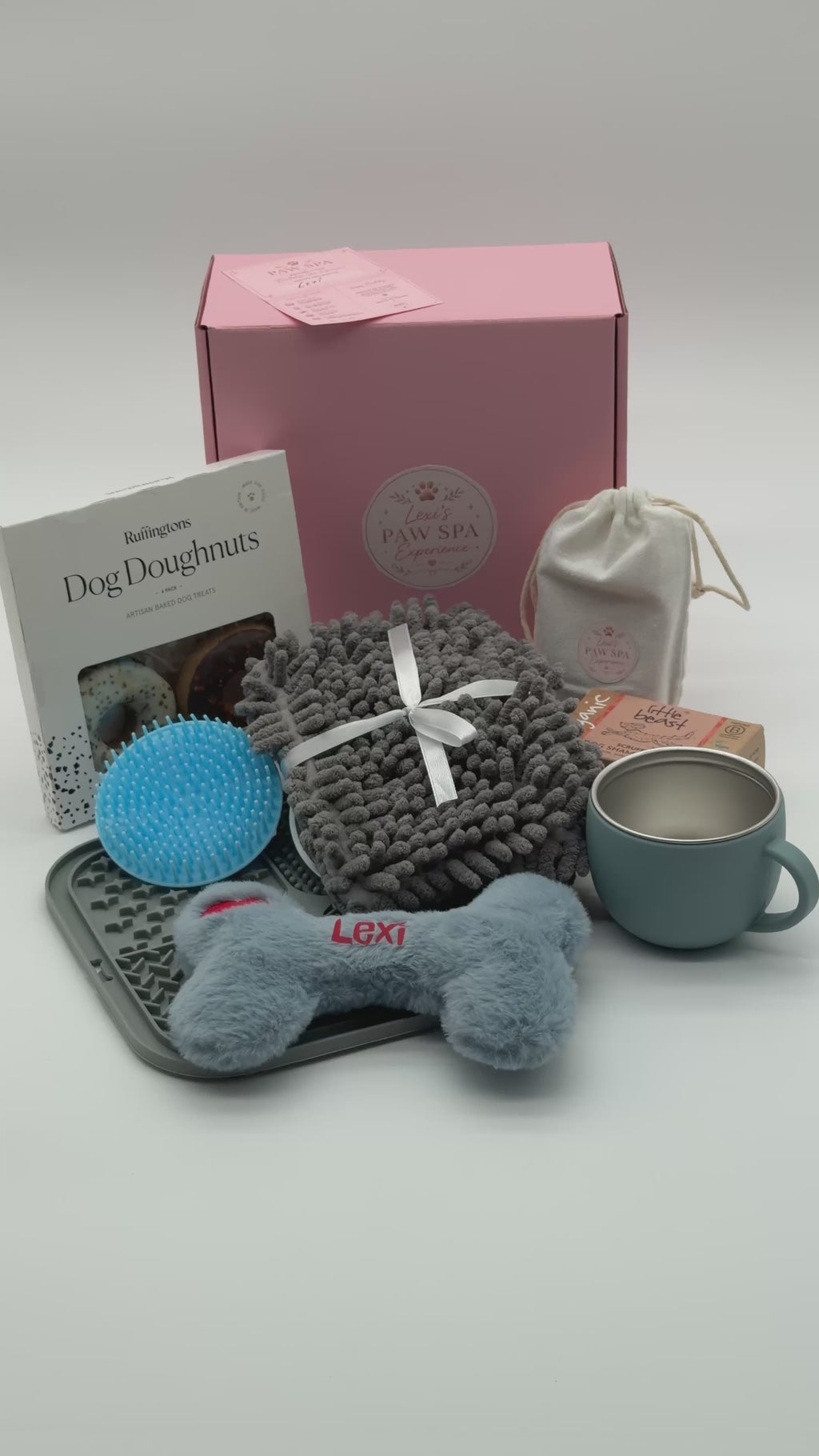 Deluxe Personalised Dog Spa Gift Box